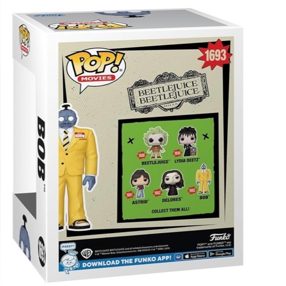 Funko POP Movies: Beetlejuice Beetlejuice - Bob New In Box - Picture 3 of 4